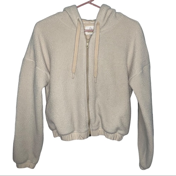 aerie Jackets & Coats Offline Aerie Cropped Hoodie Jacket Poshmark